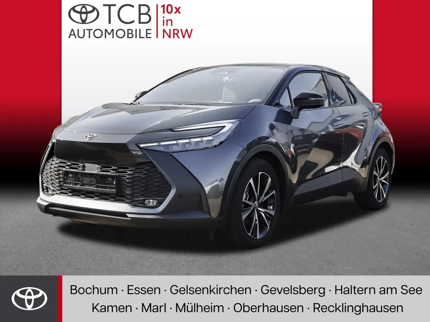 Toyota C-HR 1.8 Hybrid Team Deutschland *ALLWETTER*NAVI* Grijs - 1