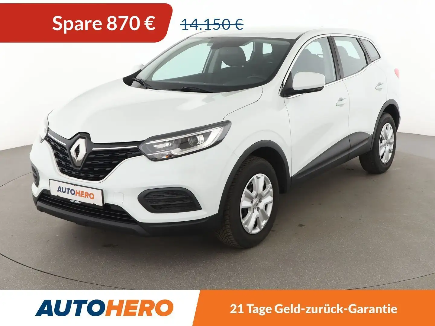 Renault Kadjar 1.3 TCe Life*TEMPO*AHK*KLIMA*GARANTIE* Weiß - 1