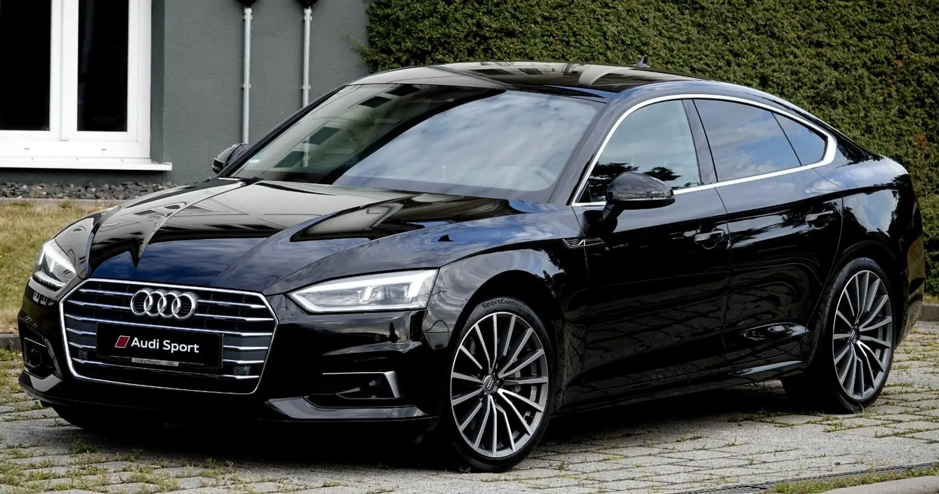 Audi A5 Sportback *Sport DESIGN S-Line *ACC* VIRTUAL* Zwart - 1