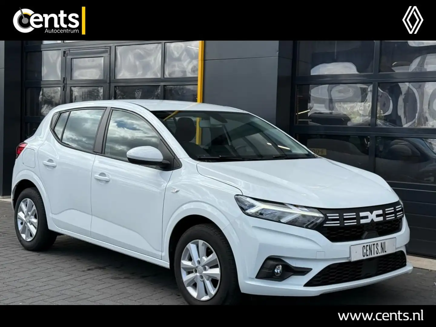 Dacia Sandero 1.0 TCe 90 Expression CVT Automaat Blanc - 1
