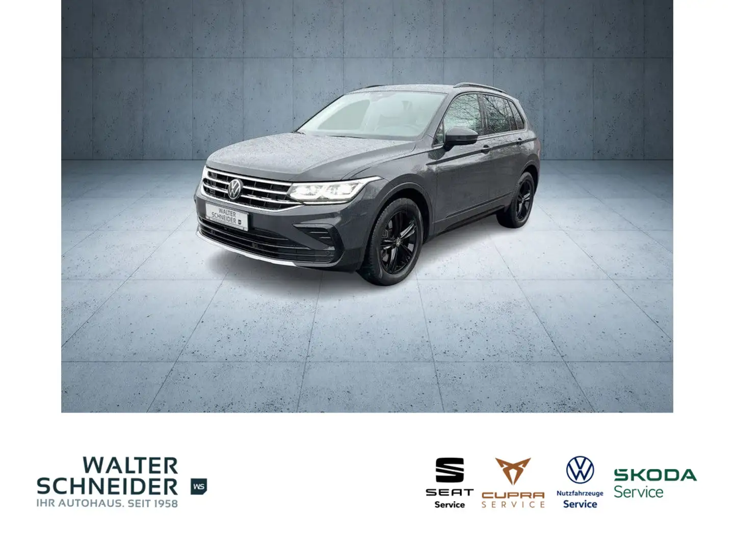 Volkswagen Tiguan 2.0 TDI DSG 4Motion Urban Sport Navi IQ.L Grau - 1