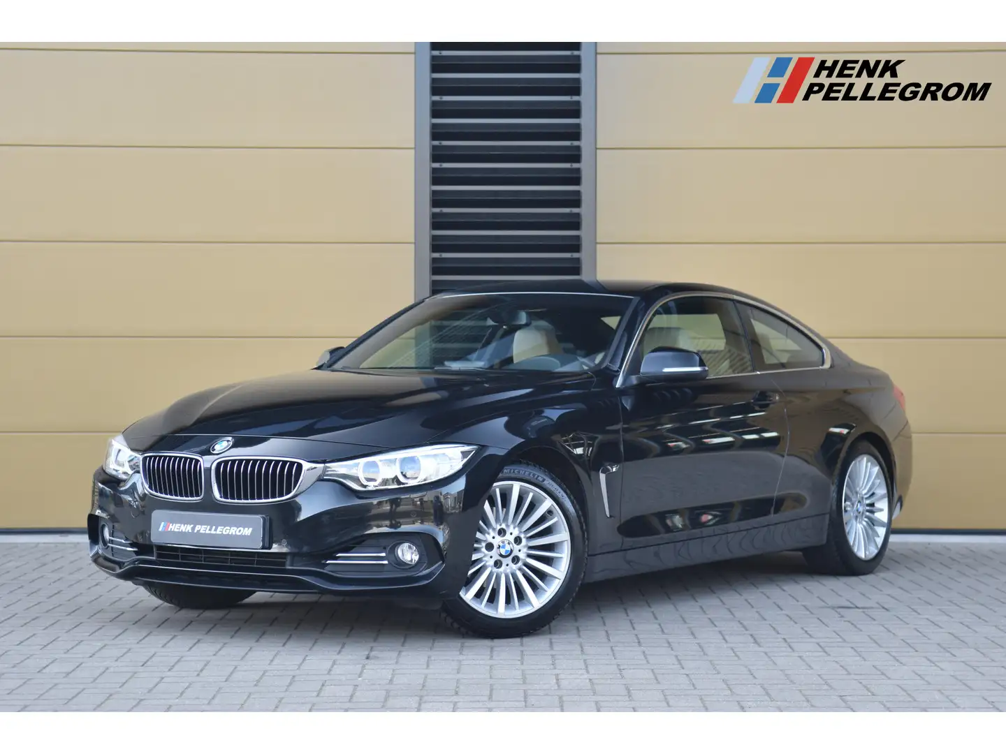 BMW 420 4-serie Coupé 420i High Executive * Luxury line * Zwart - 1
