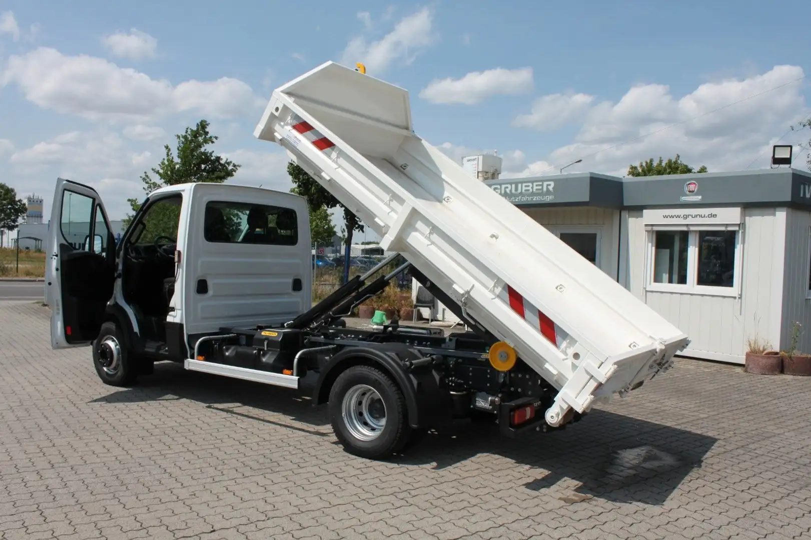 Iveco Daily 72 C 18H/P Abrollkipper Palfinger mit Cont Weiß - 1