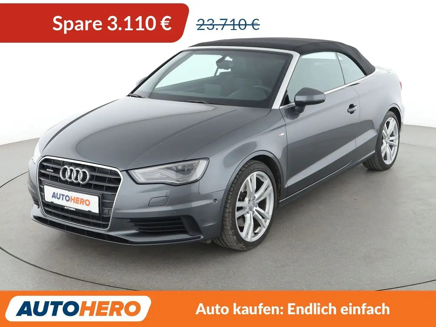 Audi A3 1.8 TFSI quattro S line Sportpaket Aut. *LED**PDC* Grau - 1