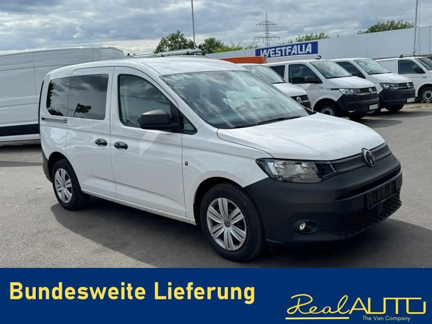 Volkswagen Caddy Kombi 2.0TDI Tempomat*Klima*Flügeltür Wit - 1