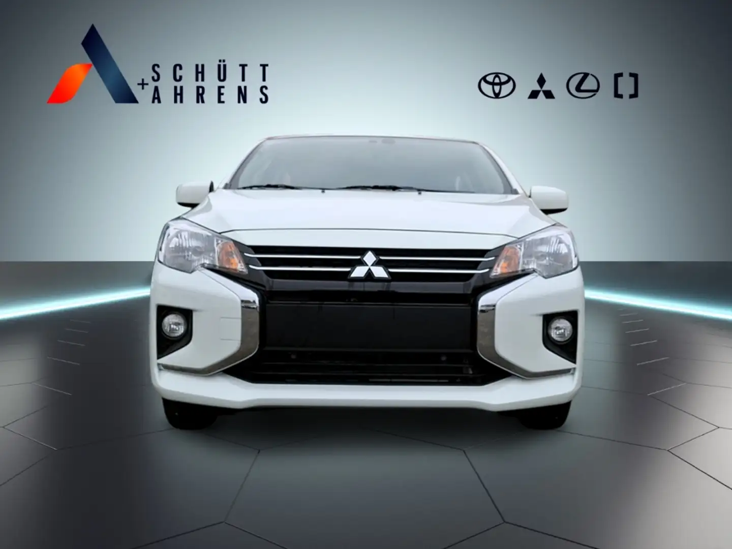 Mitsubishi Space Star Select 1,2 l Klima DAB Regensensor ZV Weiß - 2
