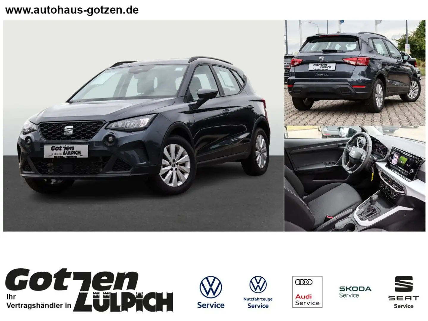 SEAT Arona Style 1.0 TSI DSG LED App-Connect Winter PDC Bleu - 1