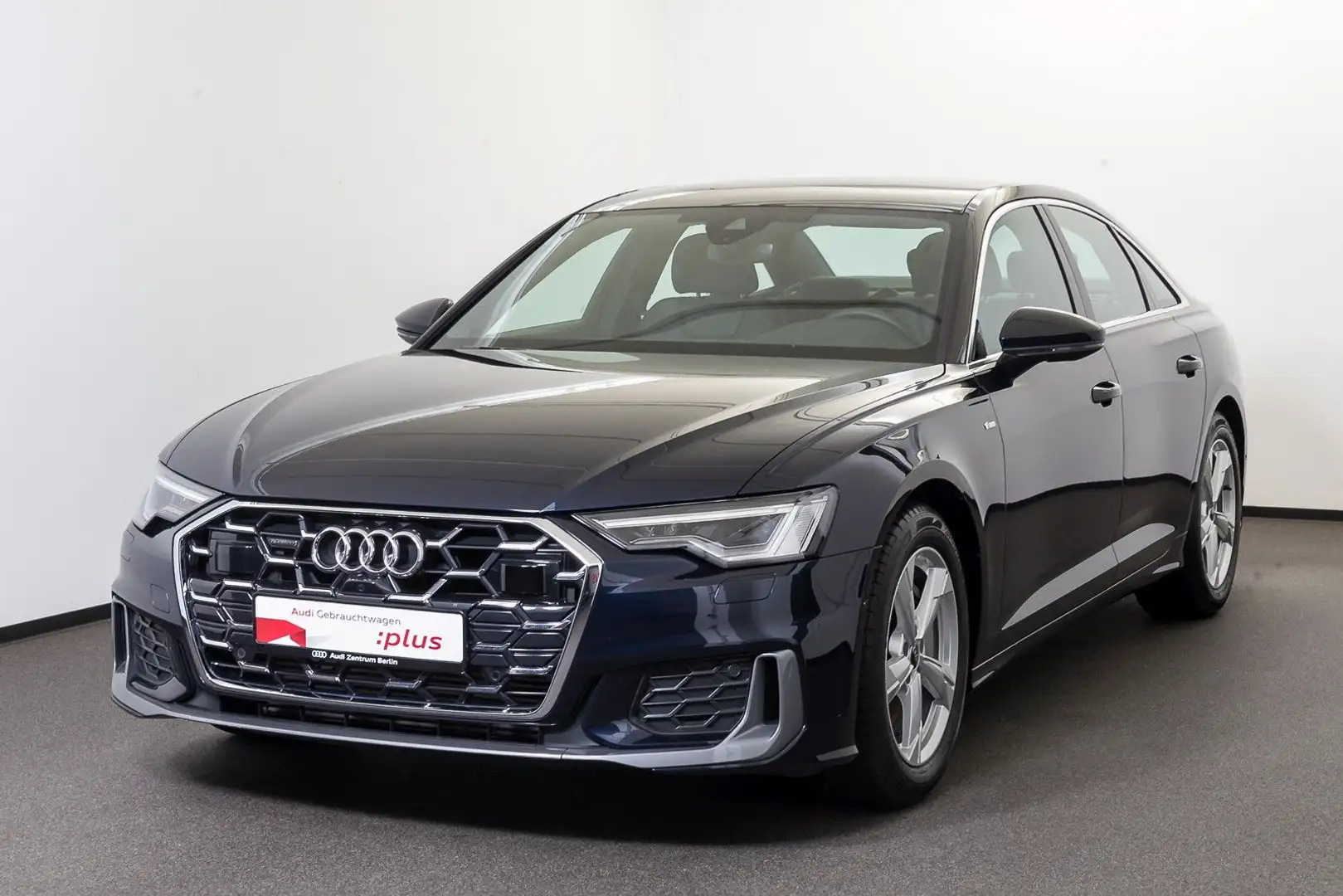 Audi A6 S line 55 TFSI qu.S tr. AHK MATRIX RFK PANO Blau - 2