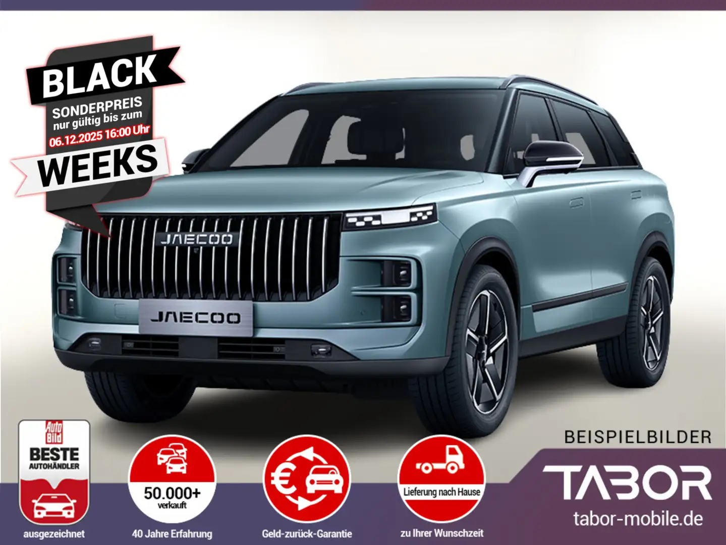 Jaecoo J7 1.6 T-GDI 145 AUT 4WD Exclusive Pano UVP-41%* Grau - 1