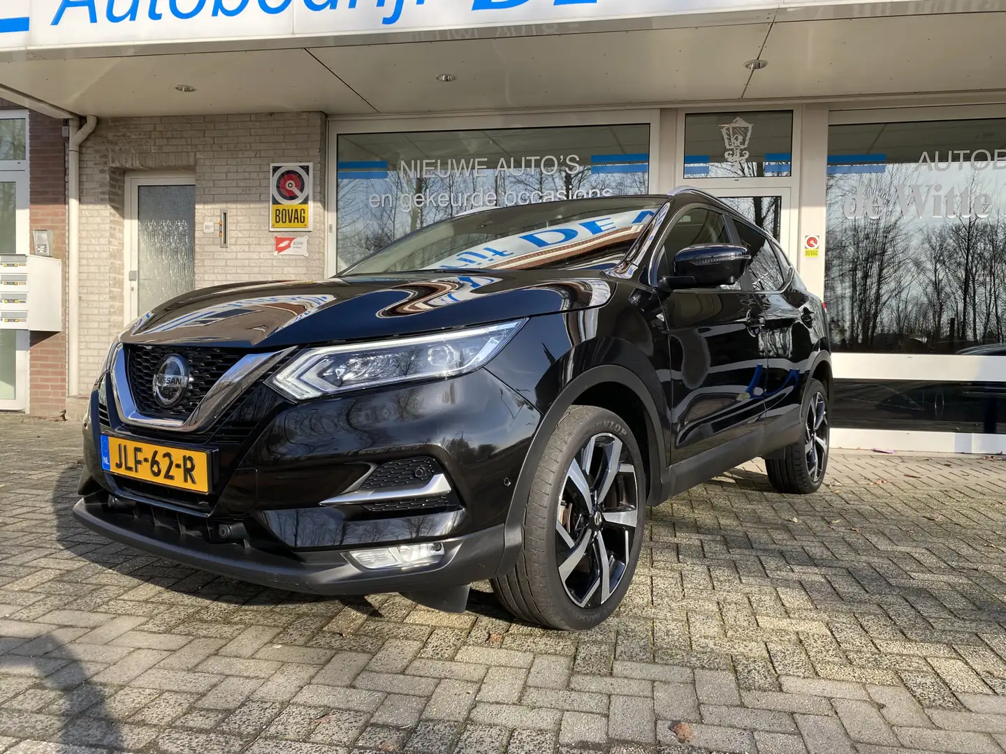 Nissan Qashqai 1.3 DIG-T Tekna Panodak/Cruisecontr. ad./Dodehoek Noir - 1
