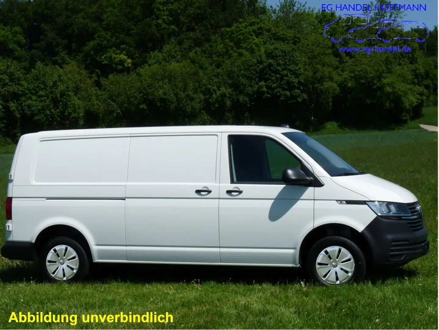 Volkswagen T6.1 Transporter Kasten LR 3.400 AHK PDC/GRA AppConnect SOFORT Biały - 1