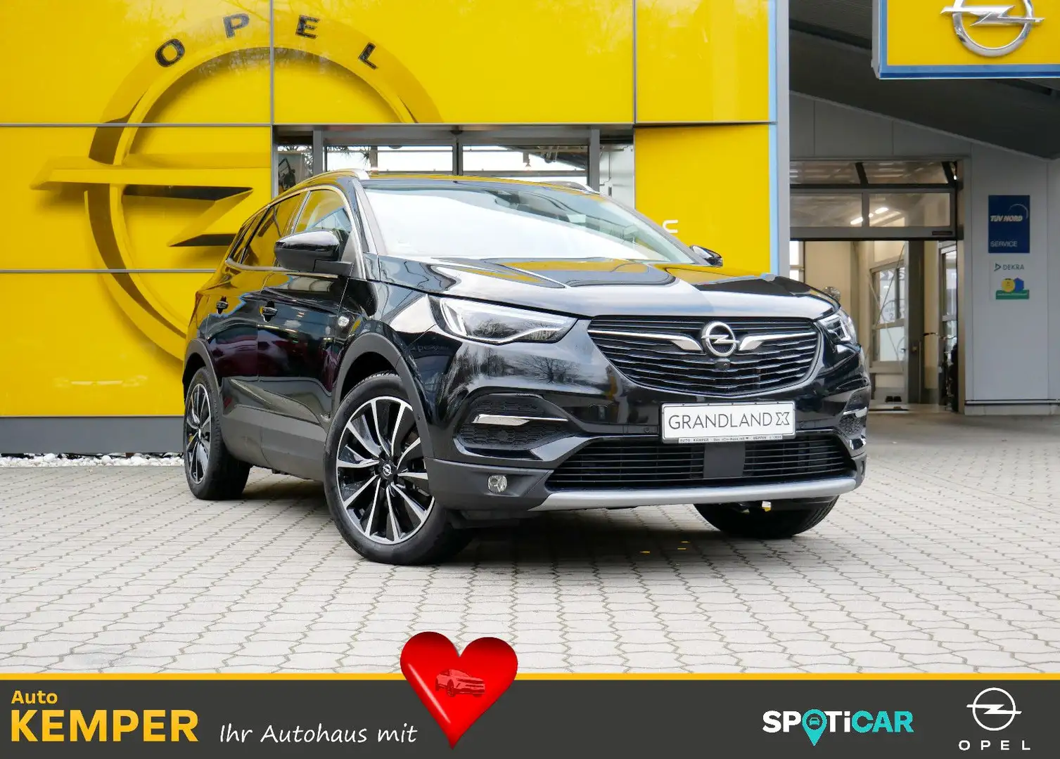 Opel Grandland X Grandland 1.6 Hybrid 4x4 Ultimate Autom. *AHK* Noir - 1