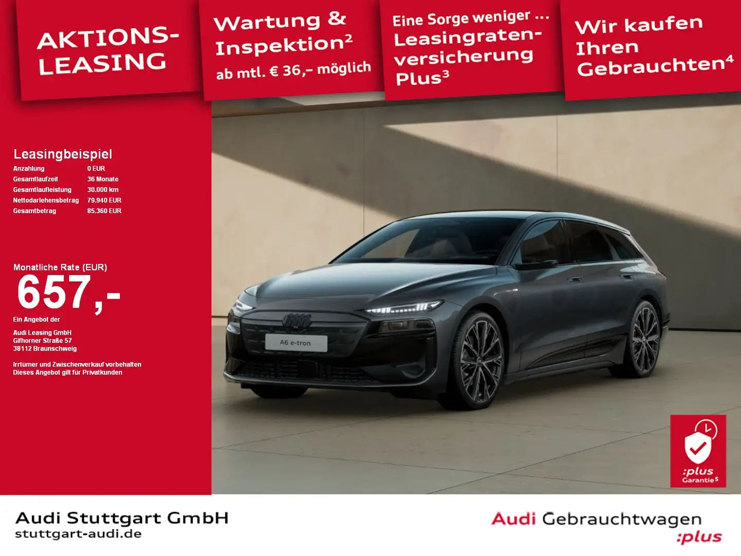 Audi A6 Avant e-tron edition one grey performance Grau - 1