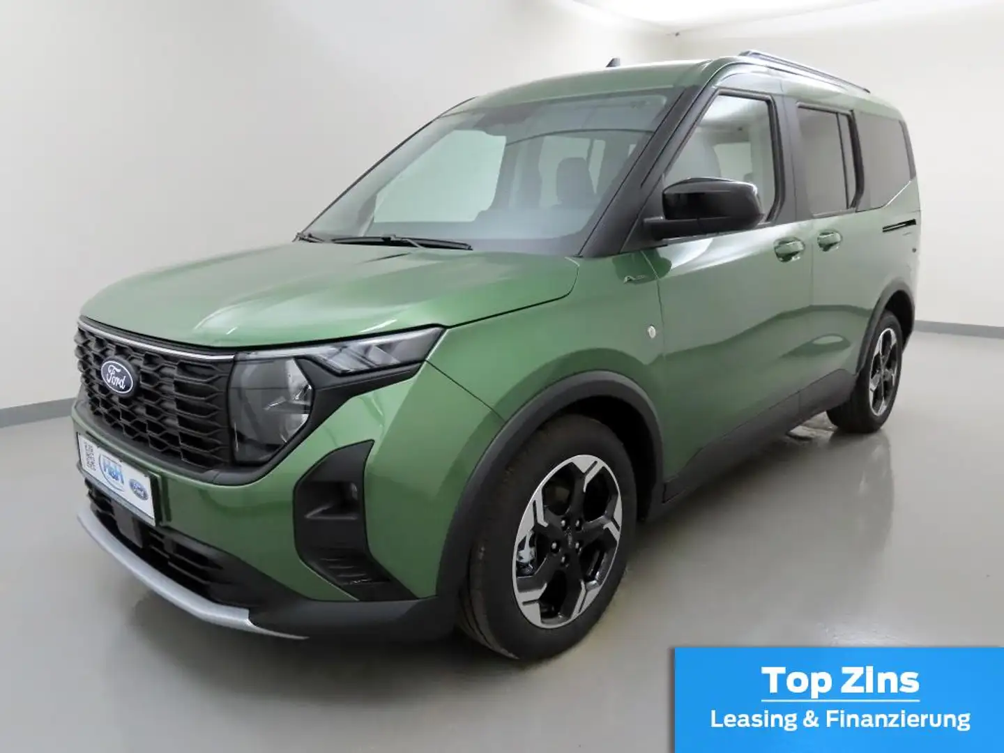 Ford Tourneo Courier 1.0 EcoB Active AHK+ACC+Winterp. Grün - 2