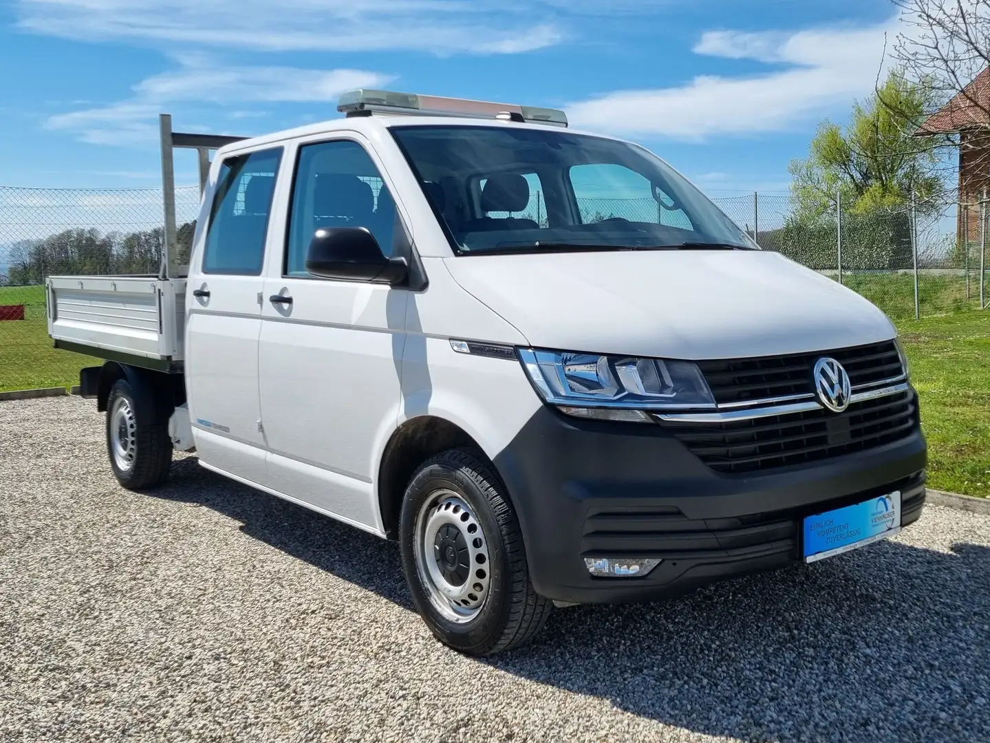 Volkswagen T6.1 Transporter Doppelkabine lang FWD Weiß - 1