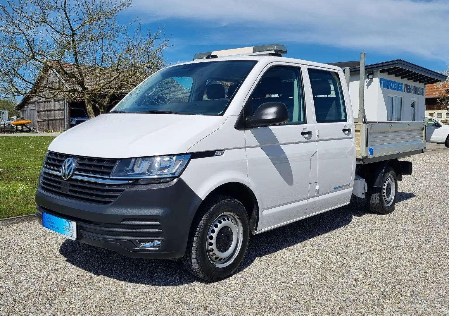 Volkswagen T6.1 Transporter Doppelkabine lang FWD Weiß - 2