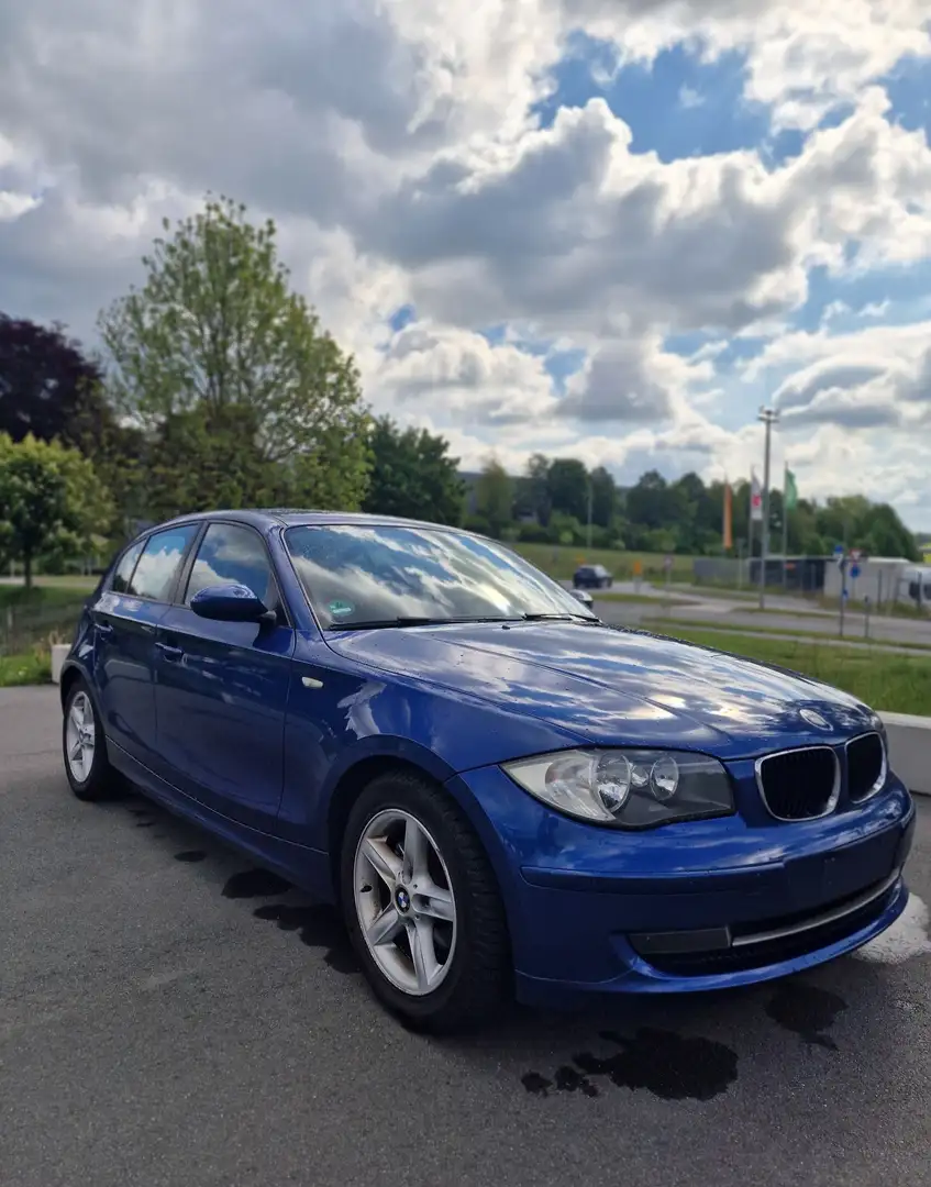 BMW 116 TÜV neu, Klima, SHZ, 8Fach bereift Blau - 2