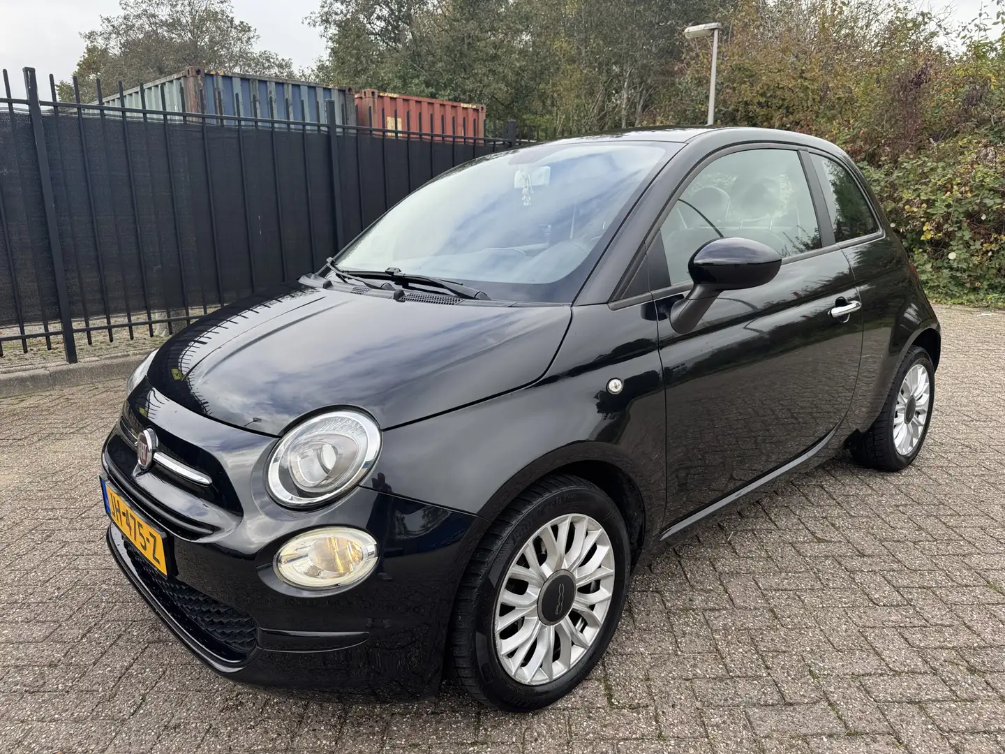 Fiat 500 0.9 TwinAir Autom/Tiptr Turbo Popstar AC/DAB/F1 Schwarz - 1