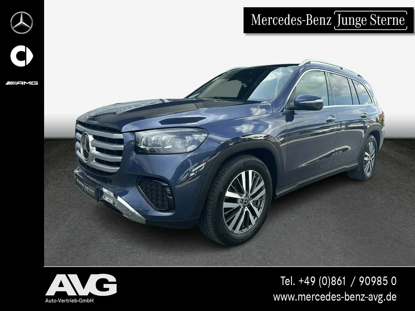Mercedes-Benz GLS 350 GLS 350 d 4M Pano AHK Burmest HuD 360° Airmatic Blau - 1