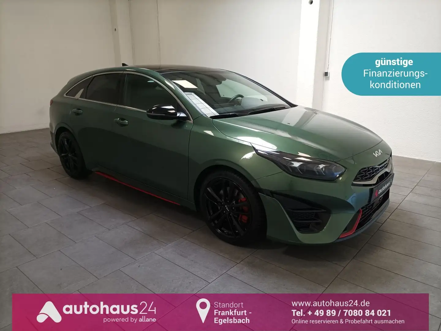Kia ProCeed / pro_cee'd Proceed 1.6 T-GDI GT Navi|Pano|LED|CAM|Bi-LED Grün - 1