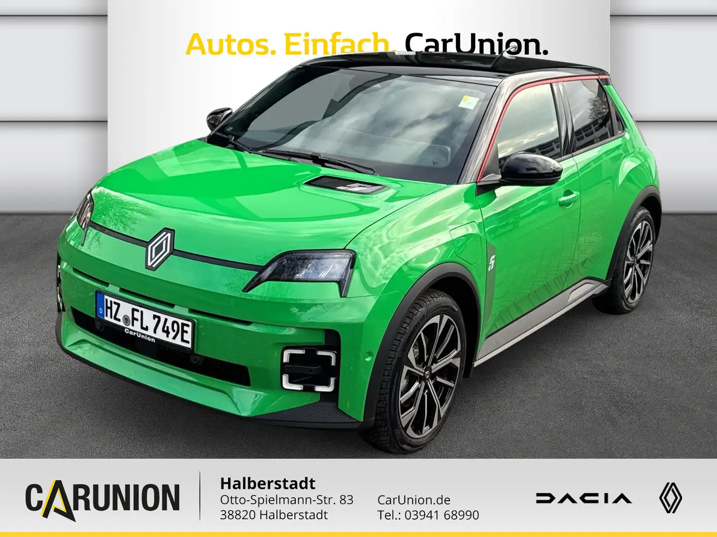 Renault R 5 E-Tech Techno 150  NAVI PDC BT Klima Vert - 1