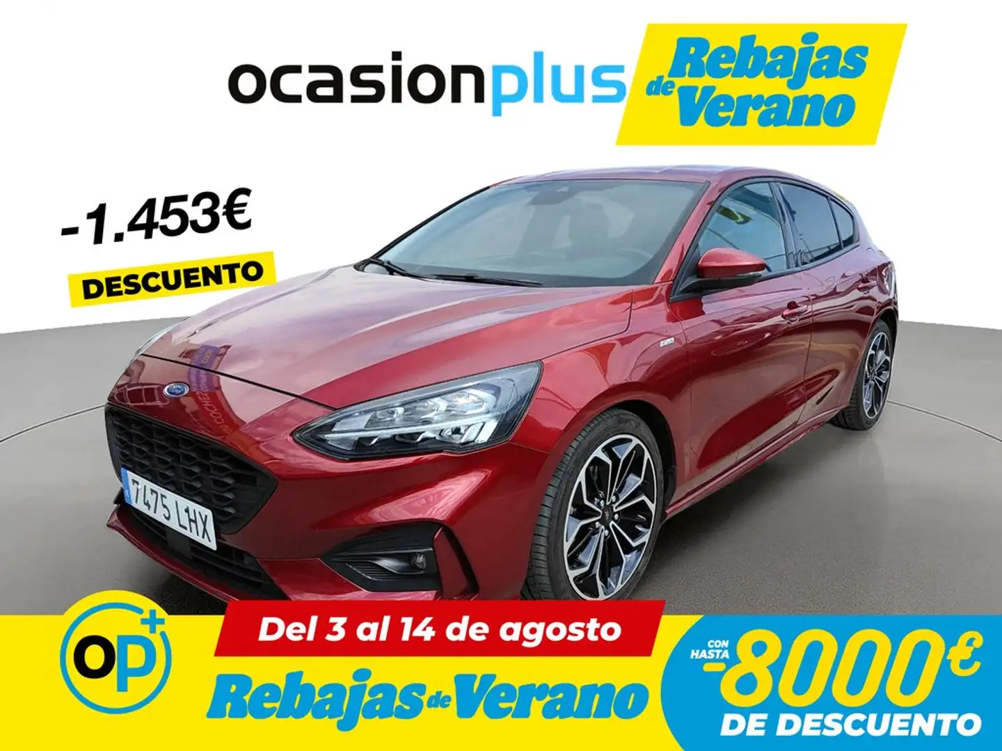 Ford Focus 1.0 Ecoboost ST Line 125 Rojo - 1