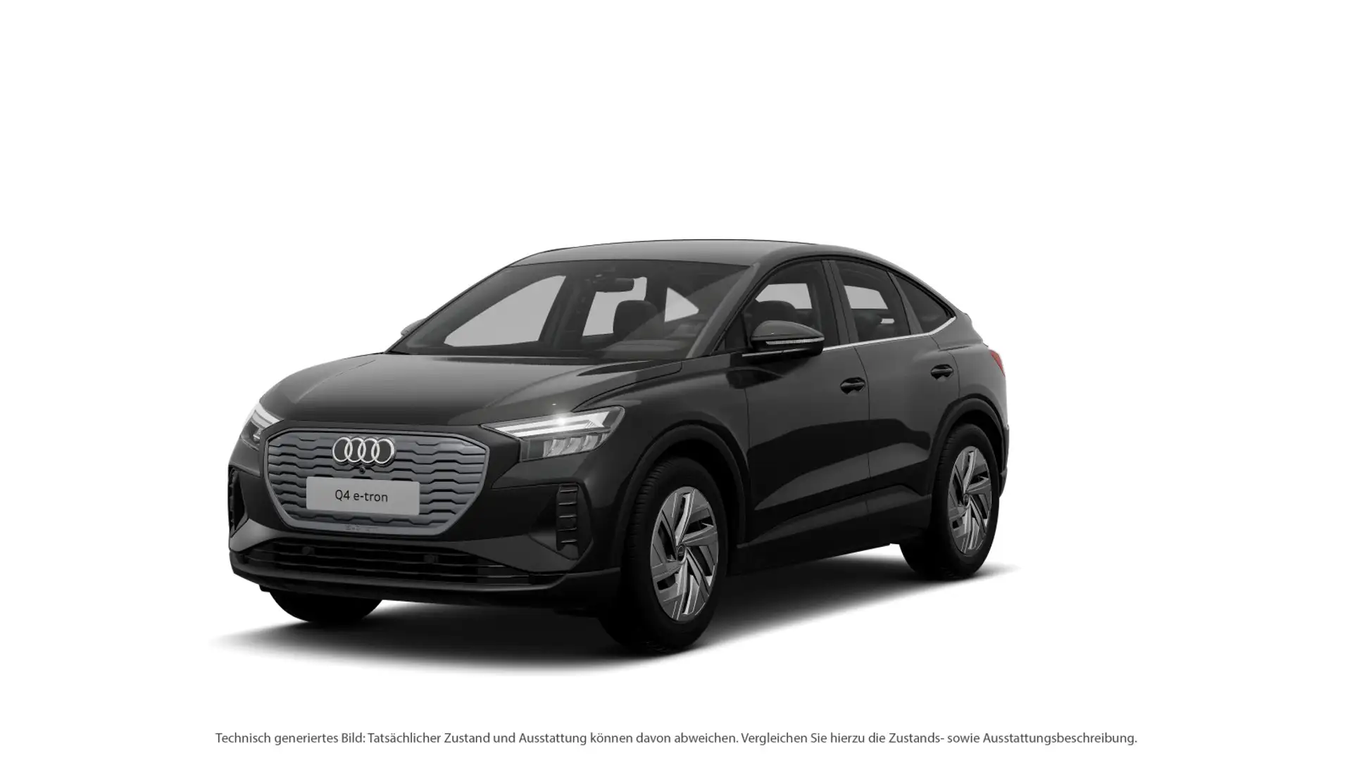 Audi Q4 e-tron 35 Sportback Schwarz - 2