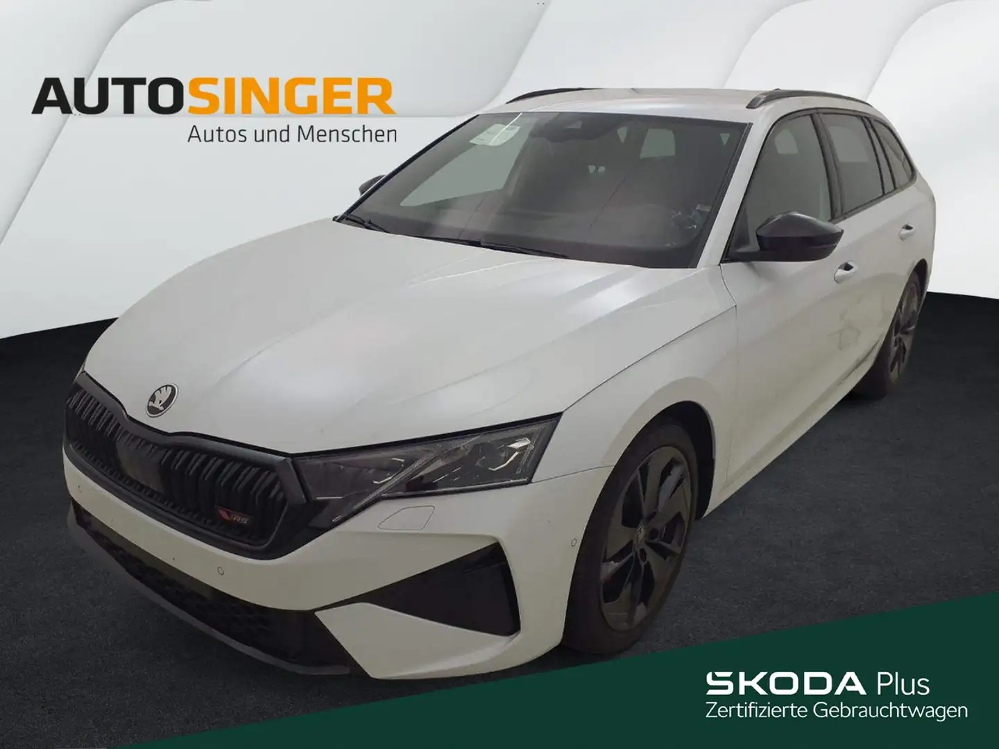 Skoda Octavia Combi RS TSI DSG *MATRIX*ACC*HUD*NAV*SHZ Weiß - 1