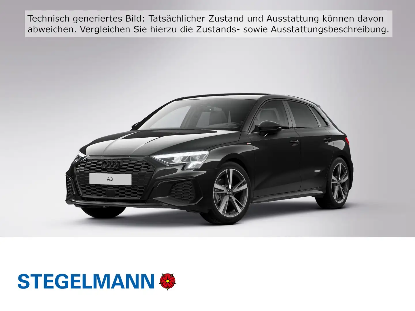 Audi A3 35 TDI S-tronic S-Line *LED*Navi*AC Noir - 1