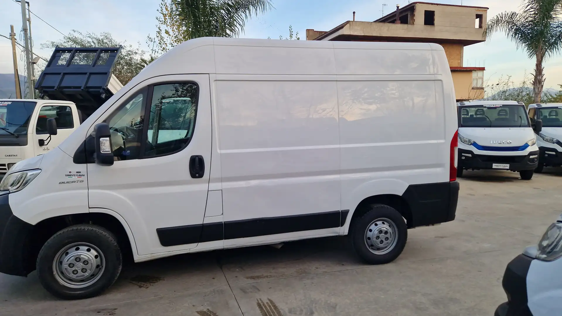 Fiat Ducato L1 H2 PASSO CORTO TETTO ALTO 2.3 MJT 130 CV Blanc - 2
