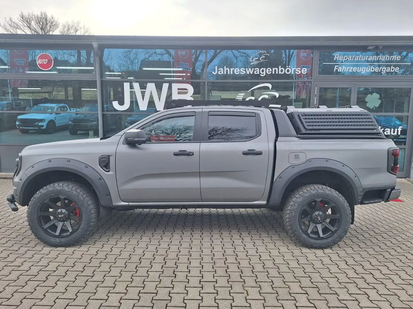 Ford Ranger Platinum 3,0d FOLIERT HÖHER T73 Rollo Standheiz Gris - 2