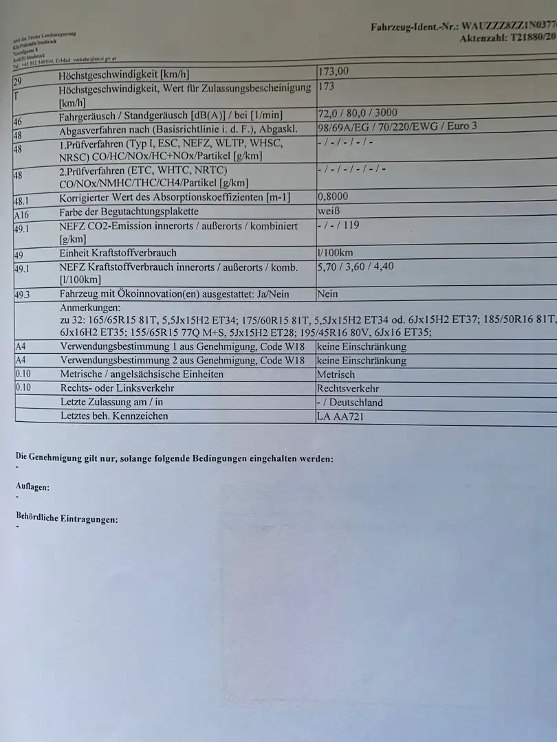 Audi A2 A2 1,4 TDI Silber - 2