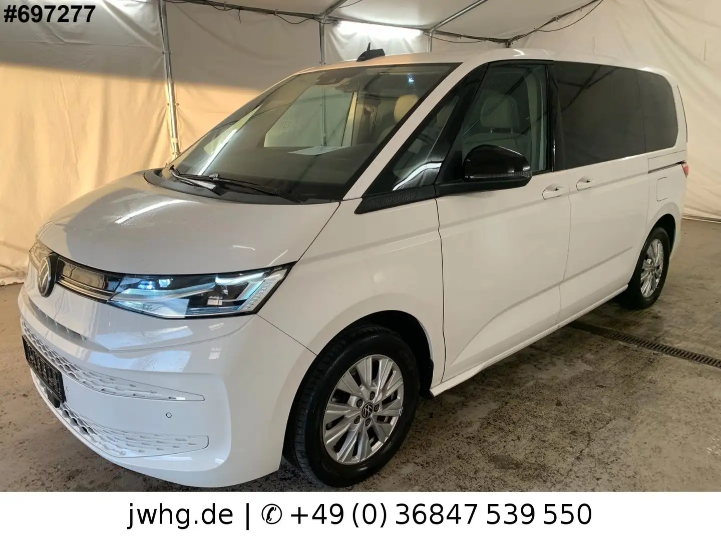 Volkswagen T7 Multivan eHybrid MATRIX/ACC/KAMERA/PANO/AHK Blanc - 1