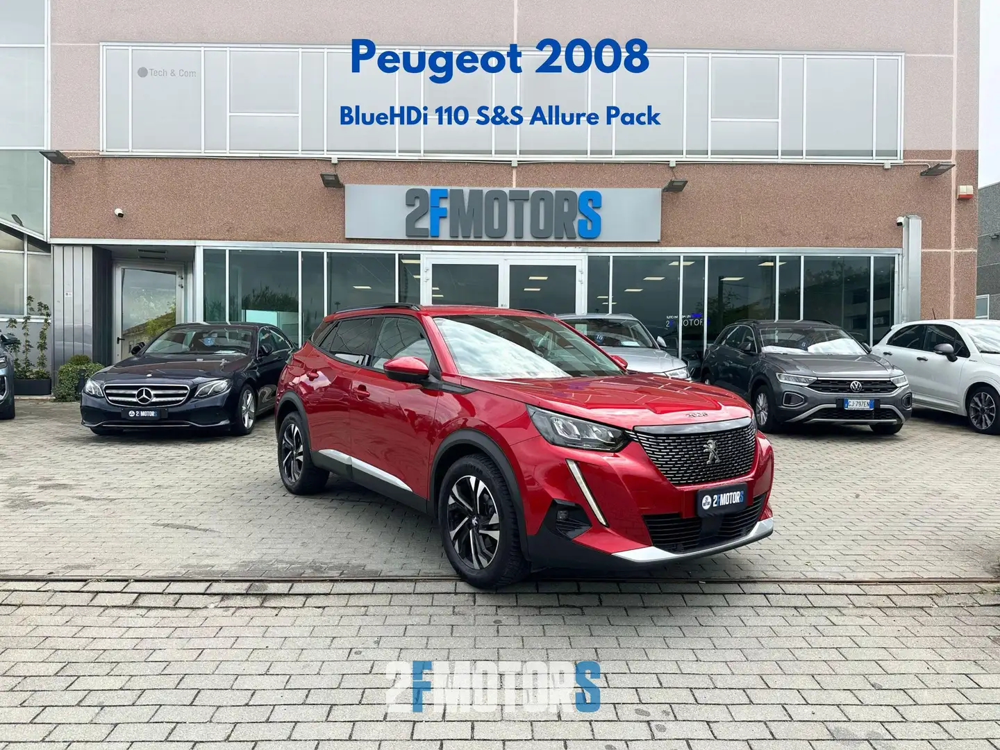 Peugeot 2008 1.5 bluehdi Active Pack Rosso - 1