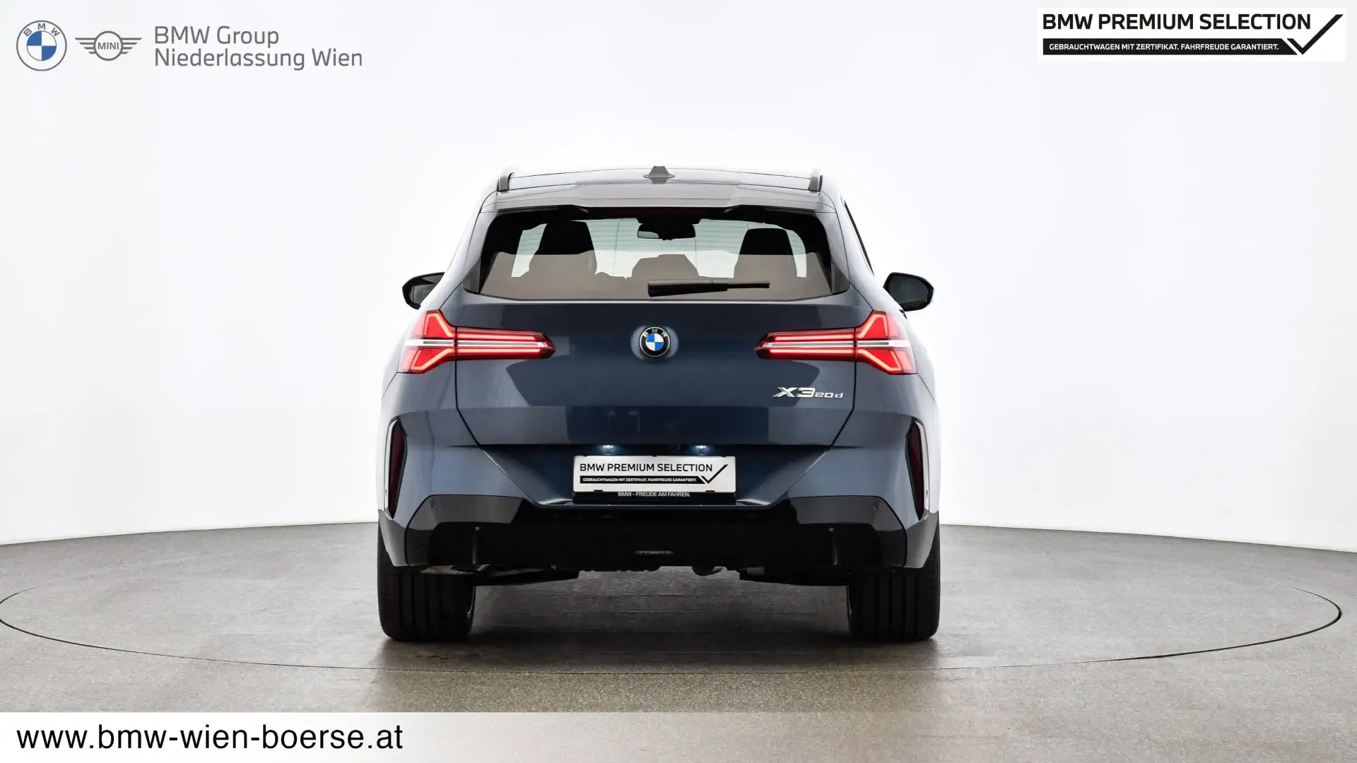 BMW X3 X3 20d xDrive Bleu - 2