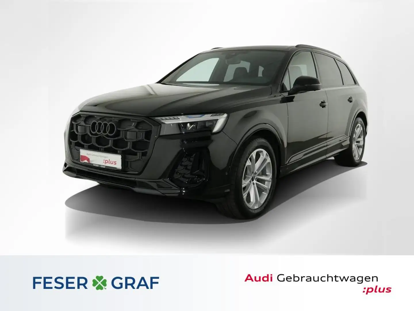 Audi Q7 S line 50 TDI 7 Sitze/AHK/Pano/Sthzg/Air/Luft Schwarz - 1