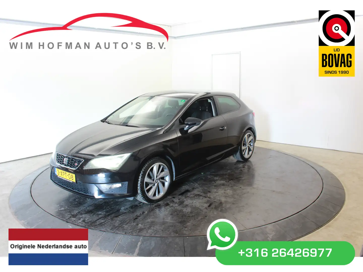SEAT Leon SC 1.4 TSI 141PK FR Coupe Navi PDC v+a Noir - 1