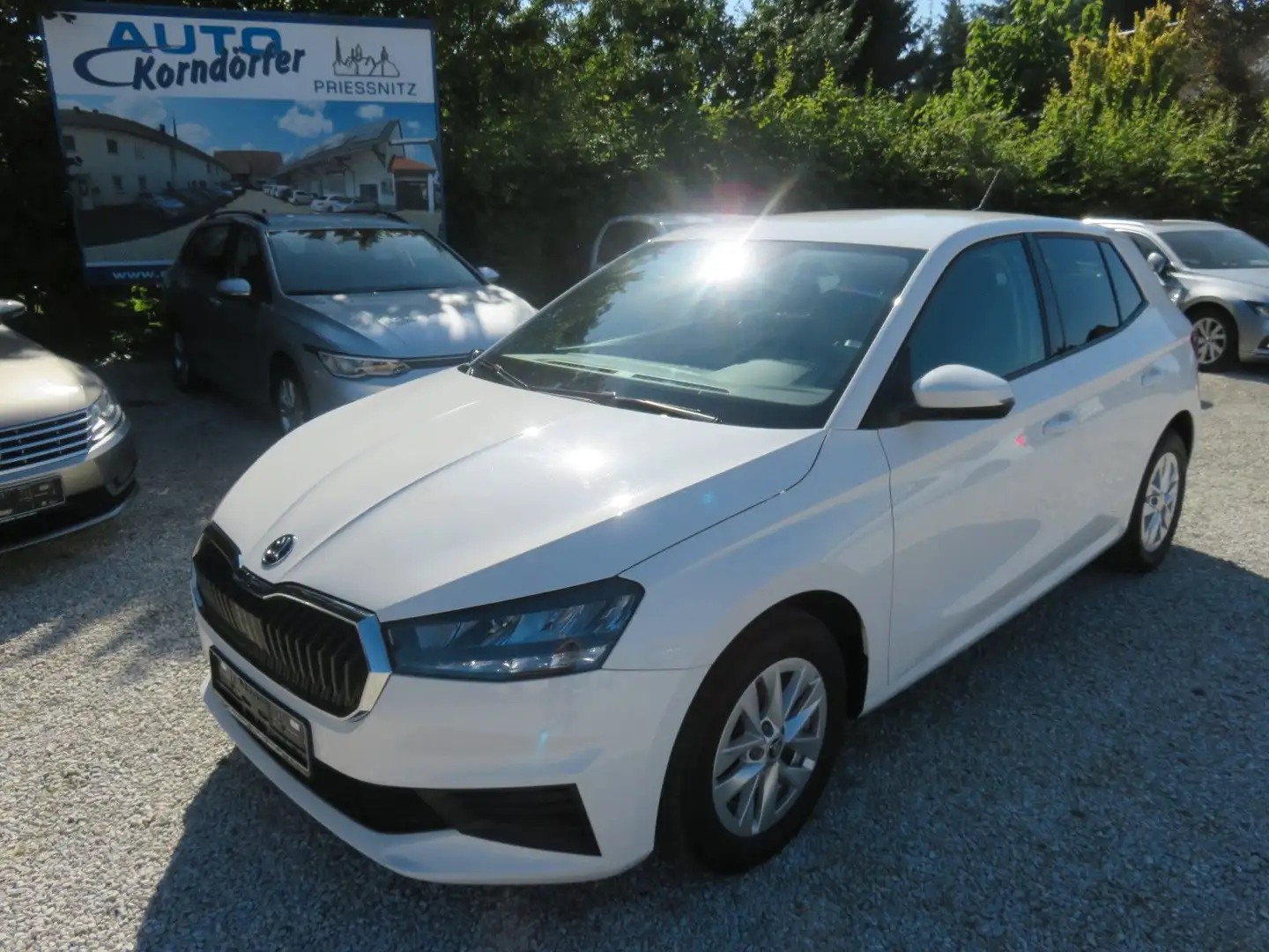 Skoda Fabia Active TSI LED SH PDC DAB Blanc - 1