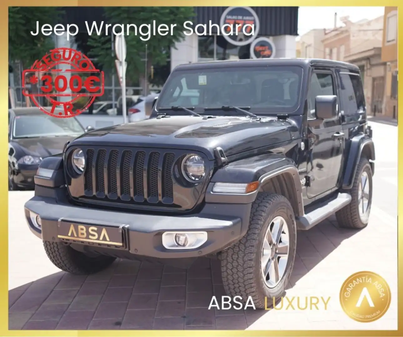Jeep Wrangler 2.2CRD Sahara 8ATX Negro - 1