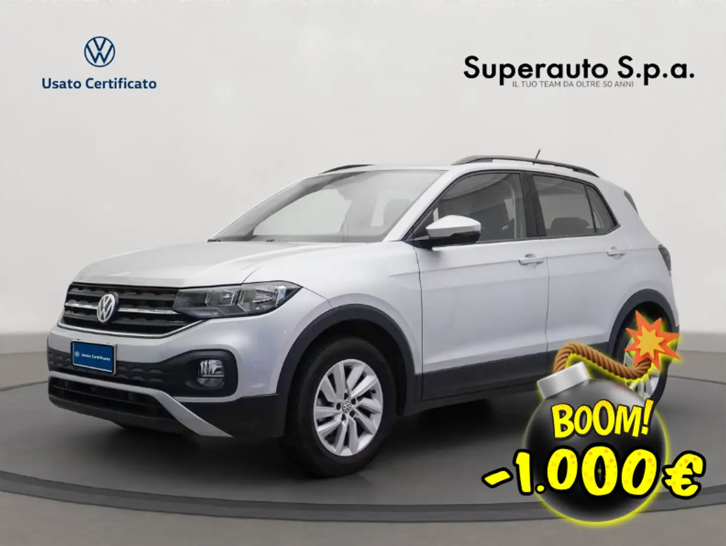 Volkswagen T-Cross 1.0 TSI 110 CV DSG Style Plateado - 1
