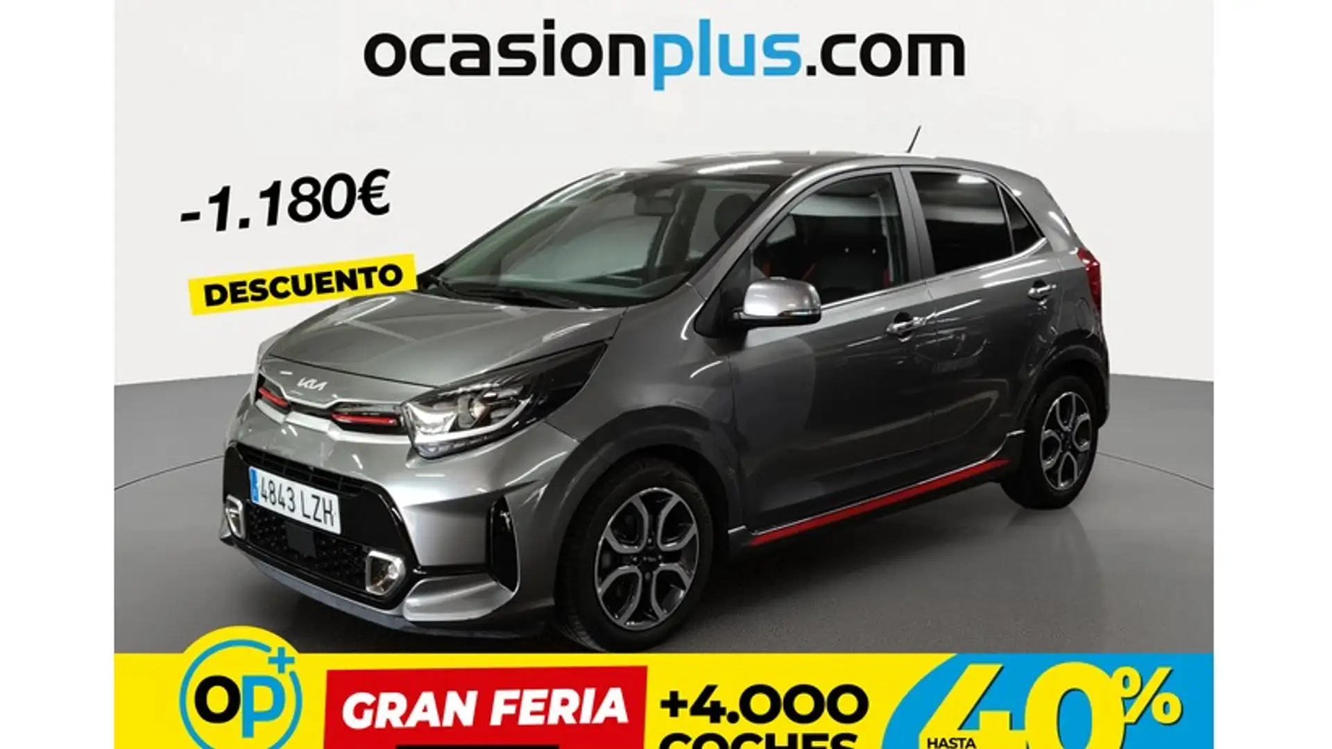 Kia Picanto 1.2 DPi GT-Line Gris - 1