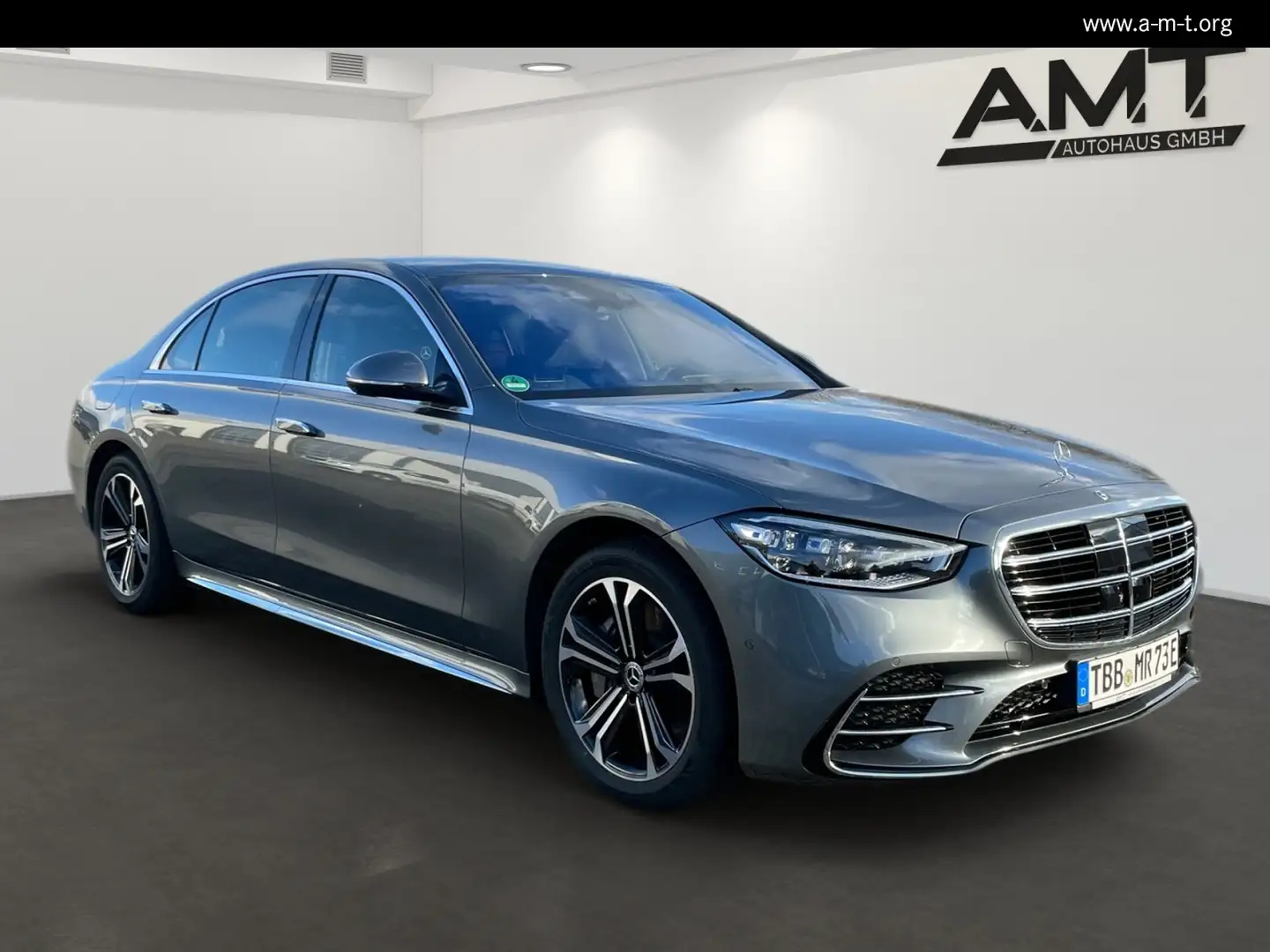 Mercedes-Benz S 580 S 580 e 4M lang AMG+Exclusiv+HA-Lenk+Head-up+4D Grau - 2