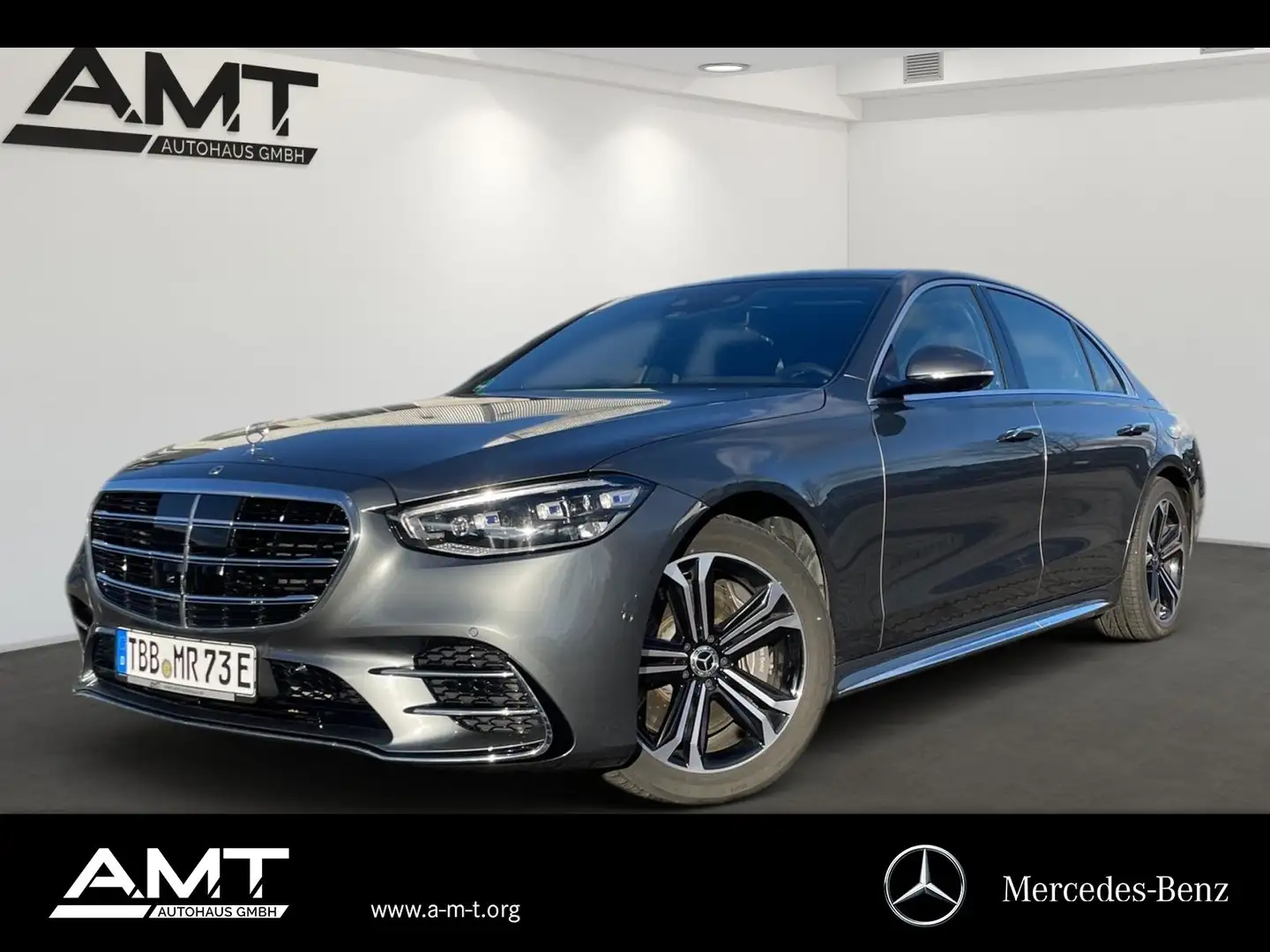 Mercedes-Benz S 580 e 4M lang AMG+Exclusiv+HA-Lenk+Head-up+4D Gri - 1