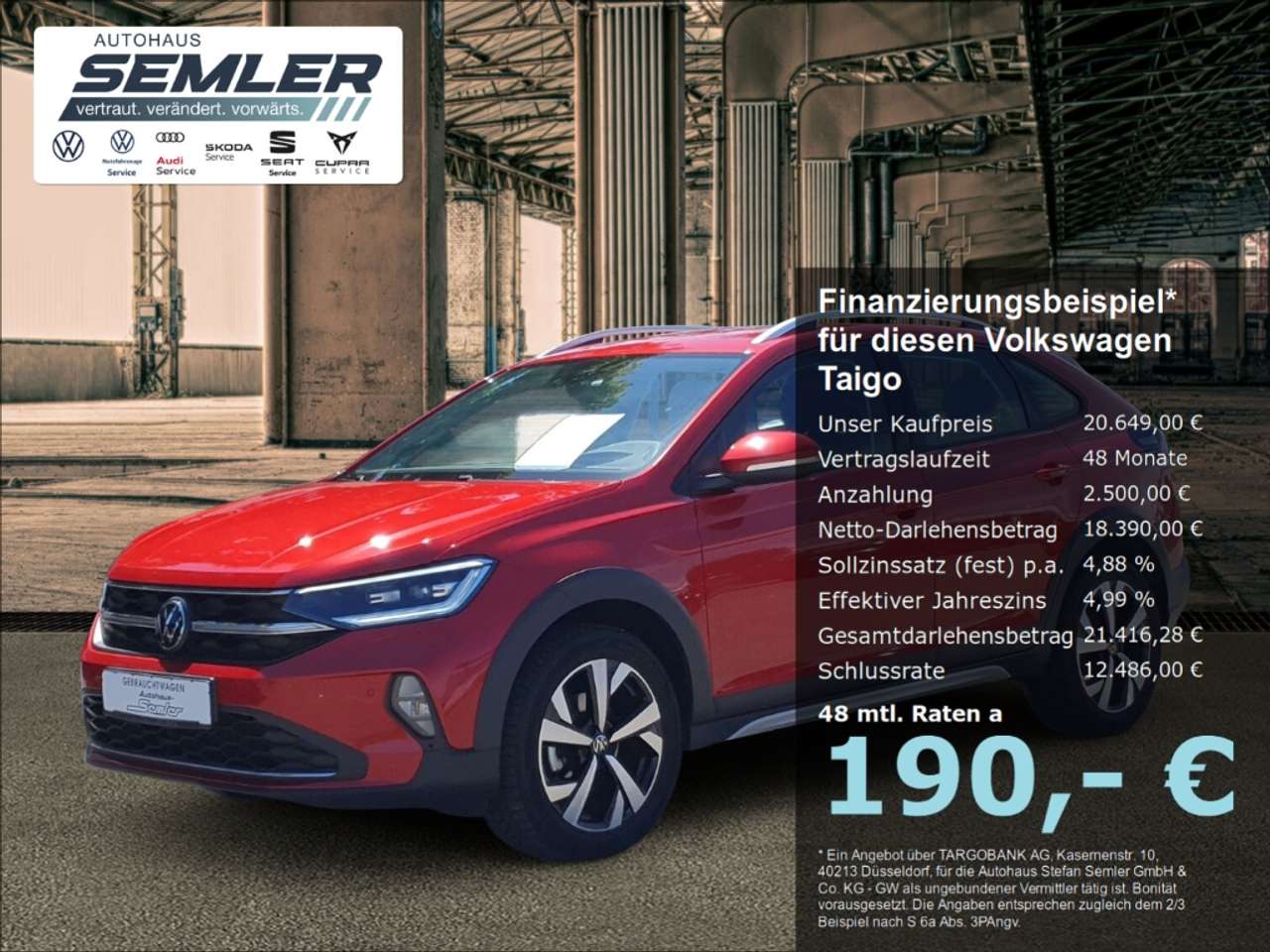 Volkswagen Taigo 2023 — Style 1.5 TSI DSG KAM IQ.DRIVE MATRIX SHZ