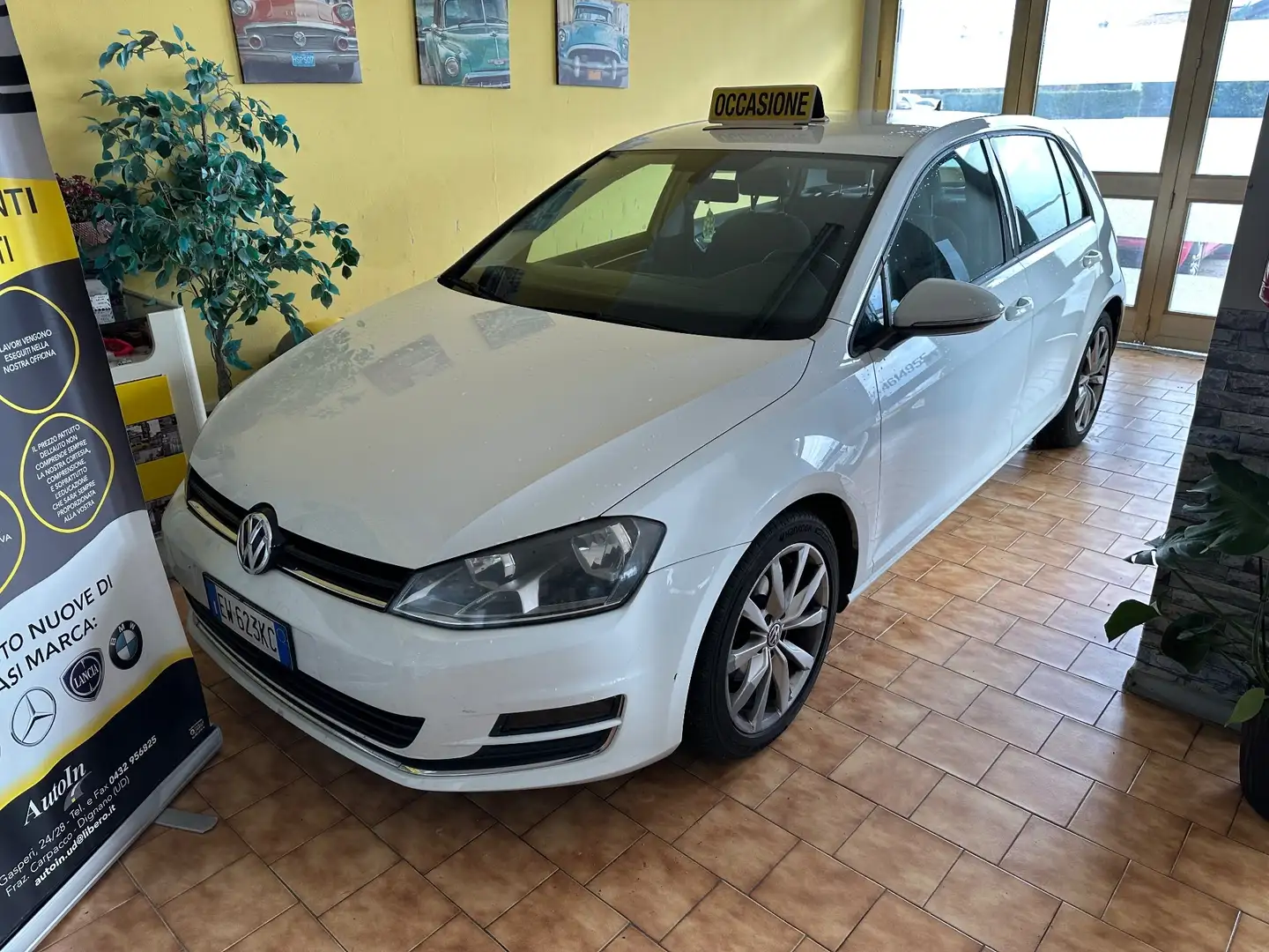 Volkswagen Golf Golf 1.6 TDI DSG 5p. Highline BlueMotion Technolog Weiß - 2