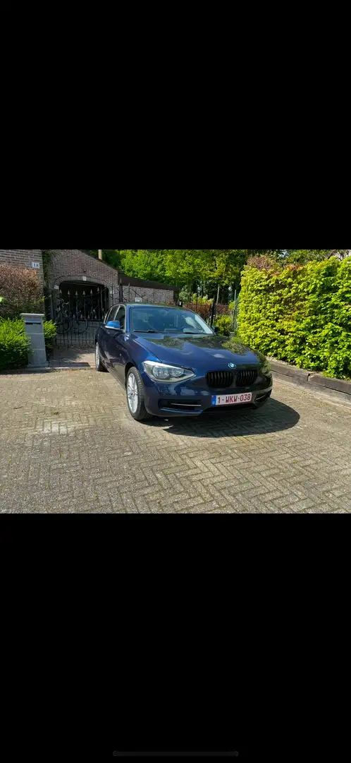 BMW 118 118d Sport Line Bleu - 2