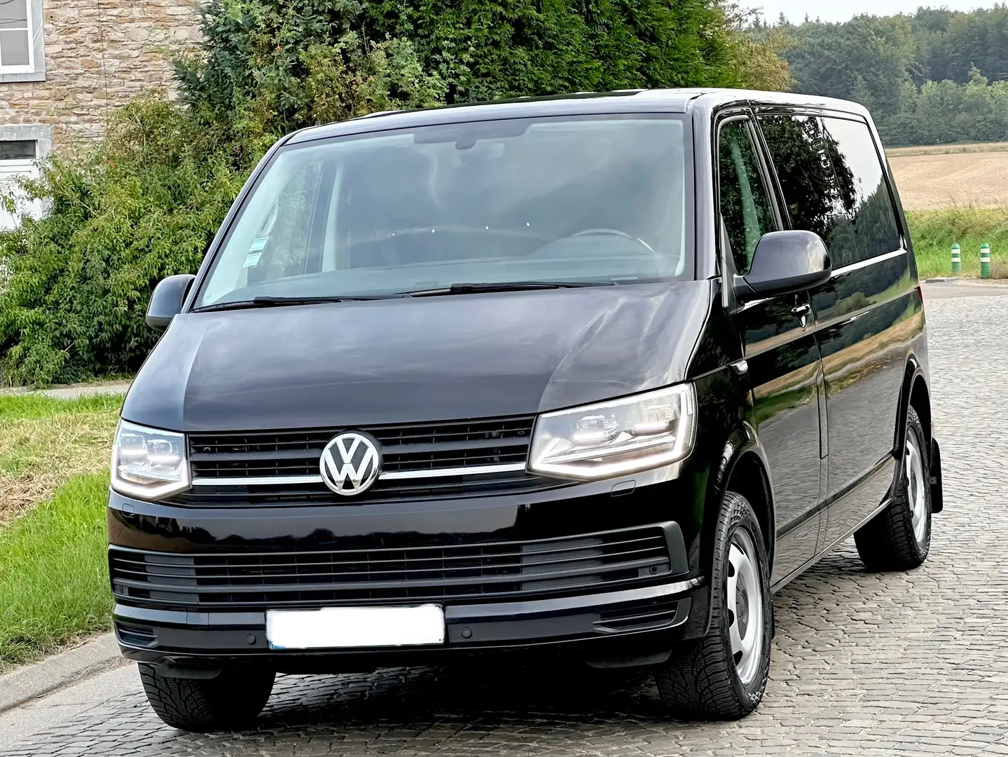 Volkswagen T6 Transporter 2.0 TDi DSG / Double Cabine *L2* 6pl Xénon Noir - 1