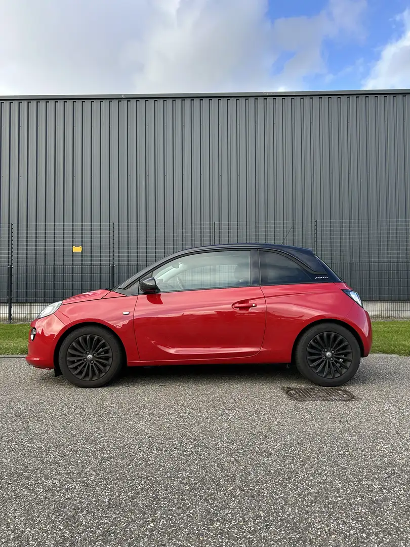 Opel Adam 1.0 Turbo Slam | STOEL STUUR VERW, PANO, CRUISE .. Rood - 2