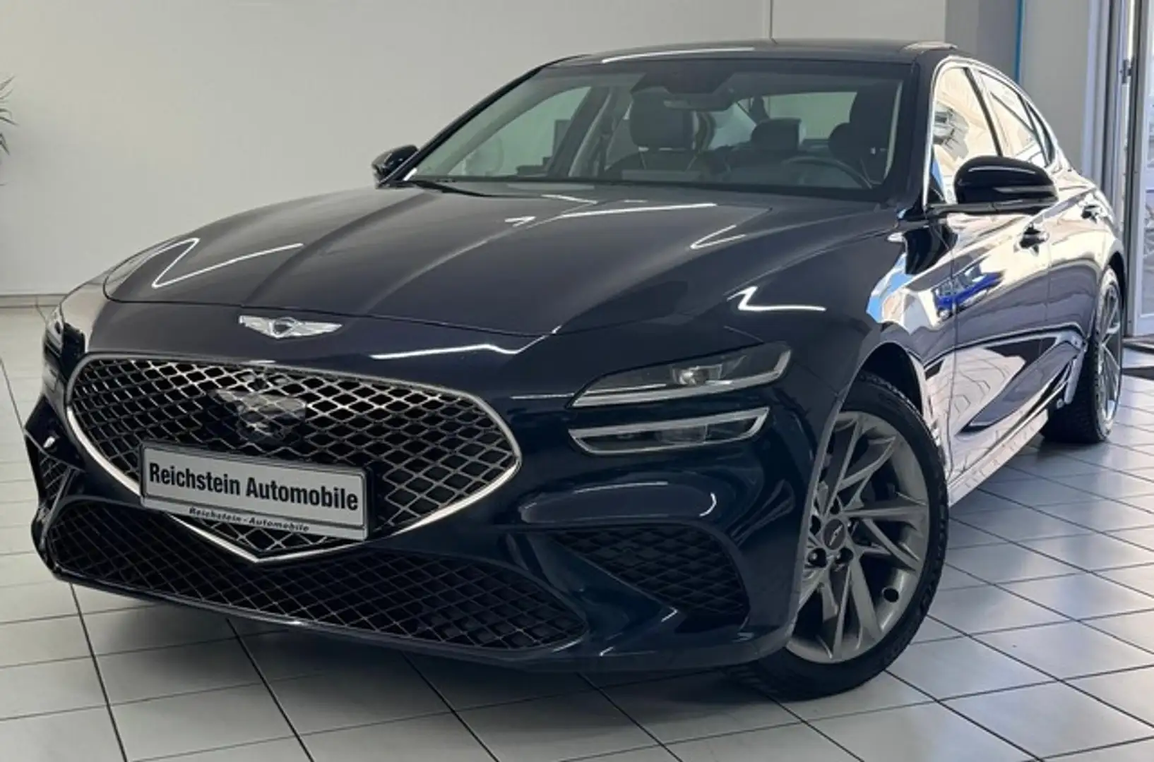 Genesis G70 AWD PANO LEDER SPUR TOTW KAMERA NETTO 28.700 Blau - 1