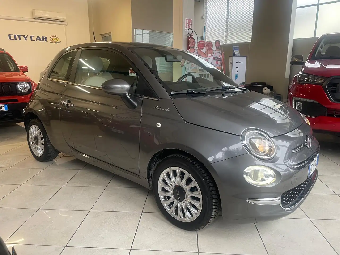 Fiat 500 1.0 hybrid Dolcevita 70cv Gris - 1